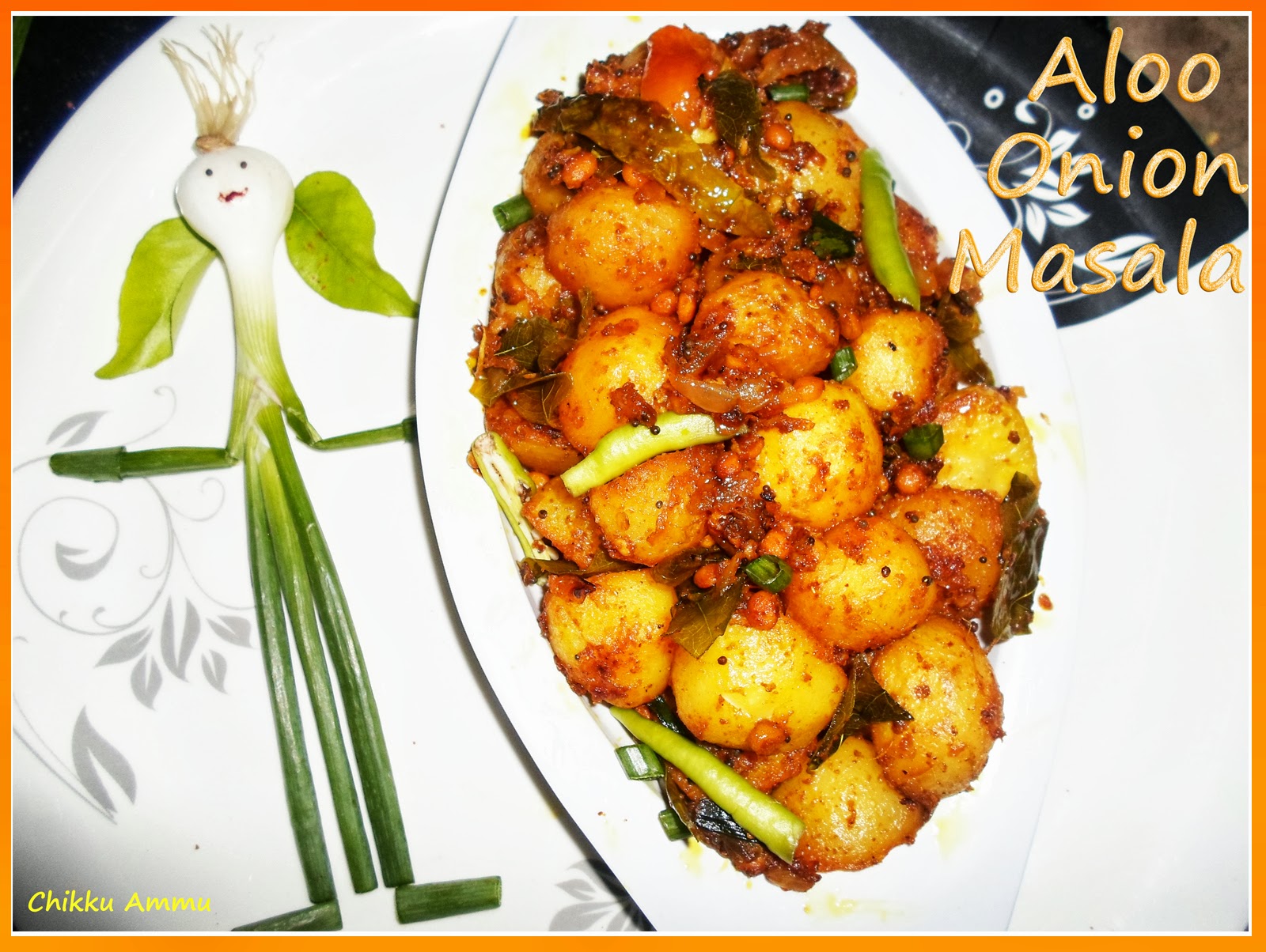 Chikkus Kitchen Aloo Onion Masala Recipe / Baby potatoes Onion Masala