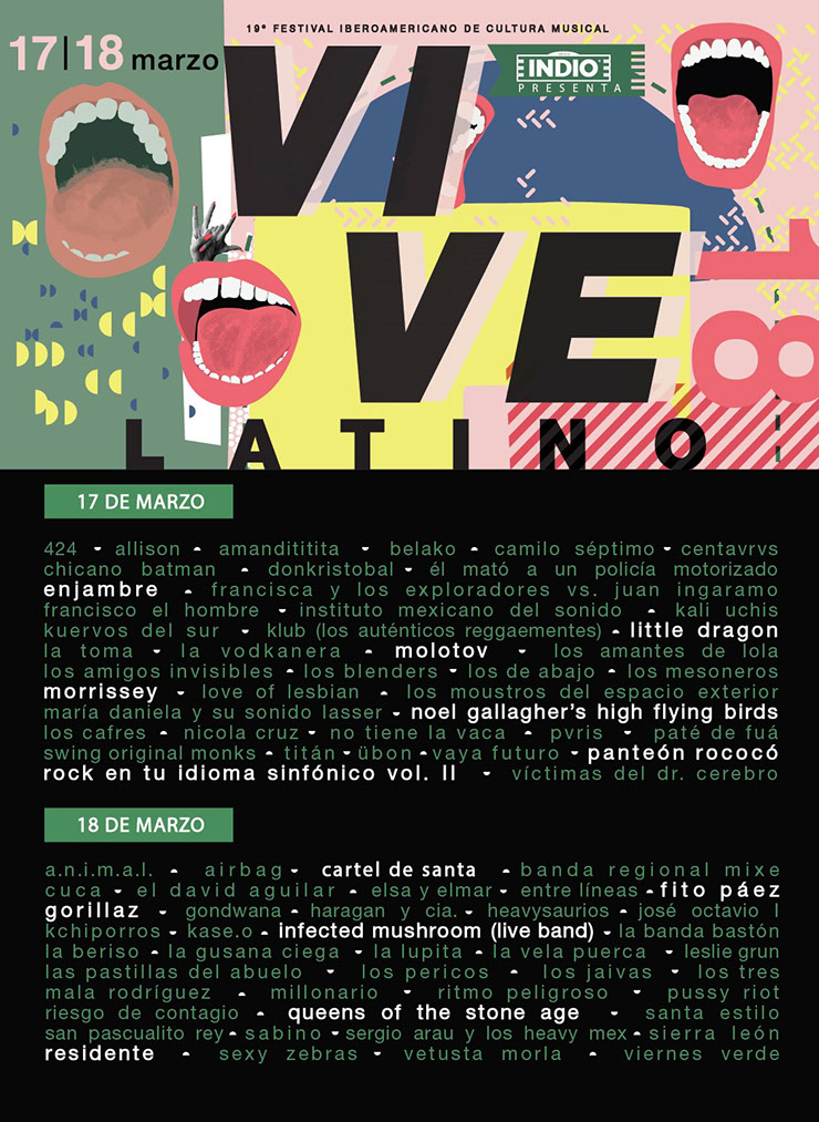 Vive Latino 17 y 18 de Marzo Vive Latino 17 y 18 de Marzo