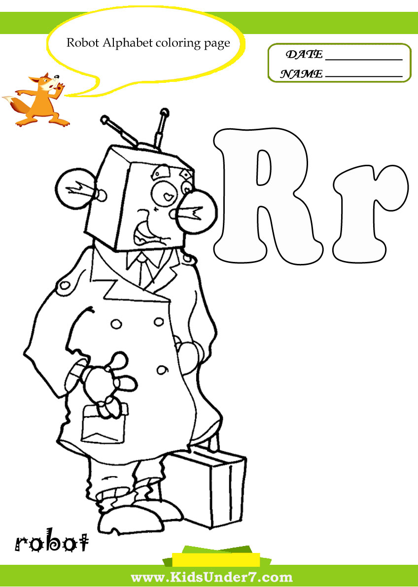 r coloring pages - photo #45