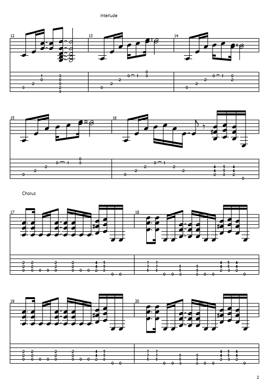 3 Doors Down - When I'm Gone Chords Guitar Tabs And Sheet