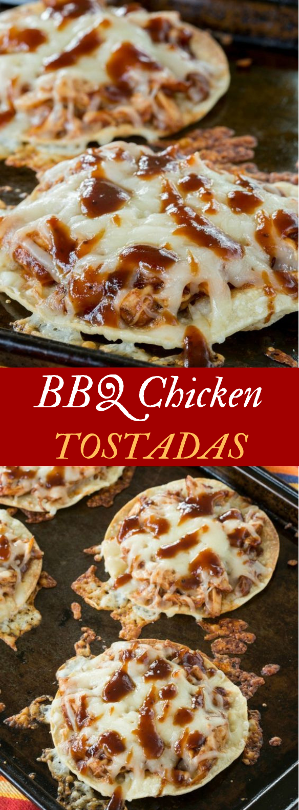 BBQ CHICKEN TOSTADAS #QuickDinner #EasyDinner BBQ CHICKEN TOSTADAS #QuickDinner #EasyDinner