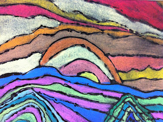 ChumleyScobey Art Room: 3rd Grade: Ted Harrison Landscape with Chalk ...