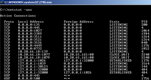 My-IT-Life: Check open port for program in Windows