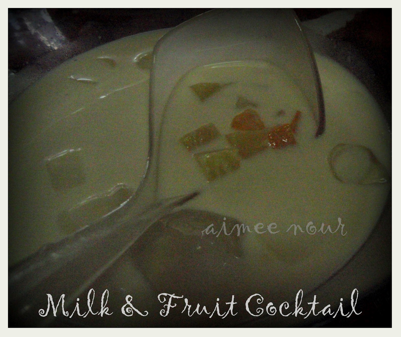 flavours of asia Milk and Fruit Cocktail