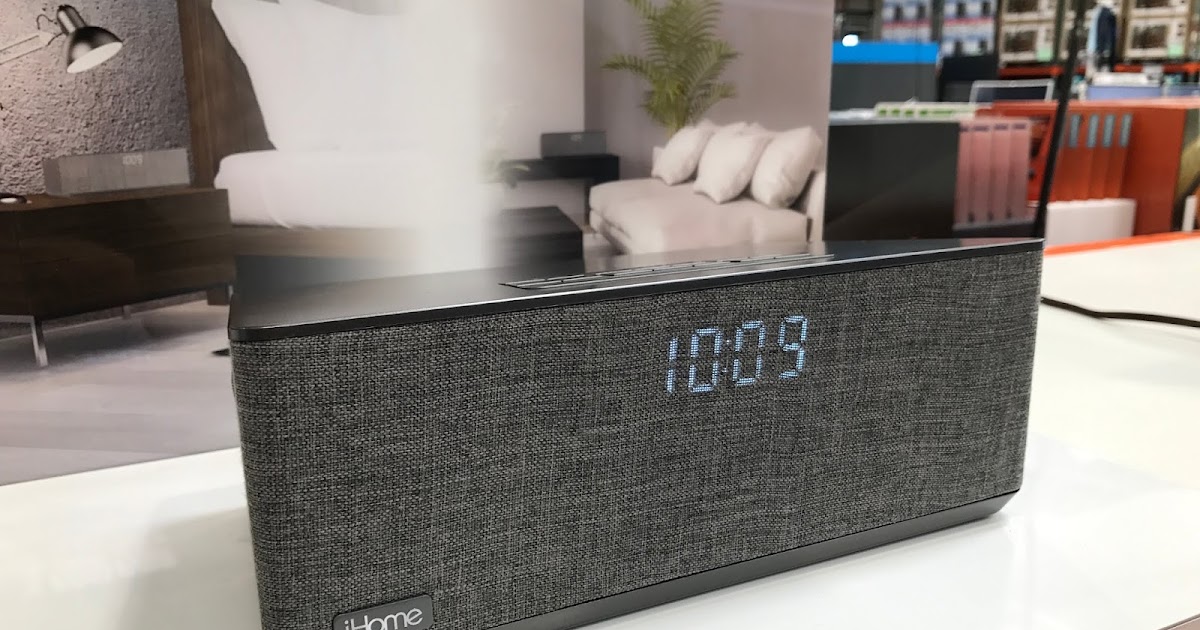 iHome Dual Alarm Stereo Clock Radio (iBT233) Costco Weekender