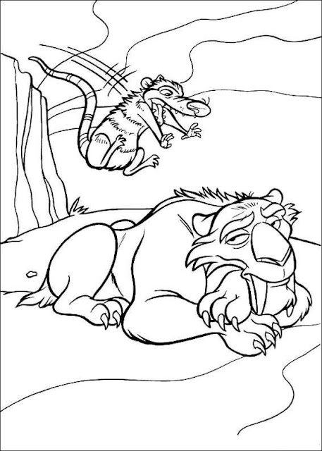 ice age 4 coloring pages to print - photo #14