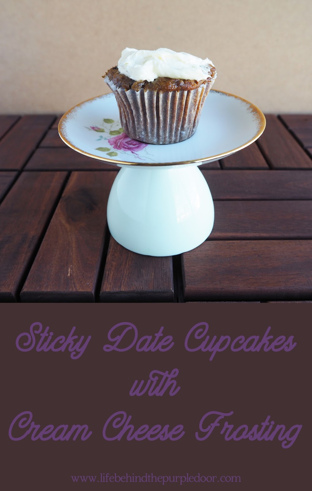 Sticky Date Cupcakes with Cream Cheese Frosting Life Behind The