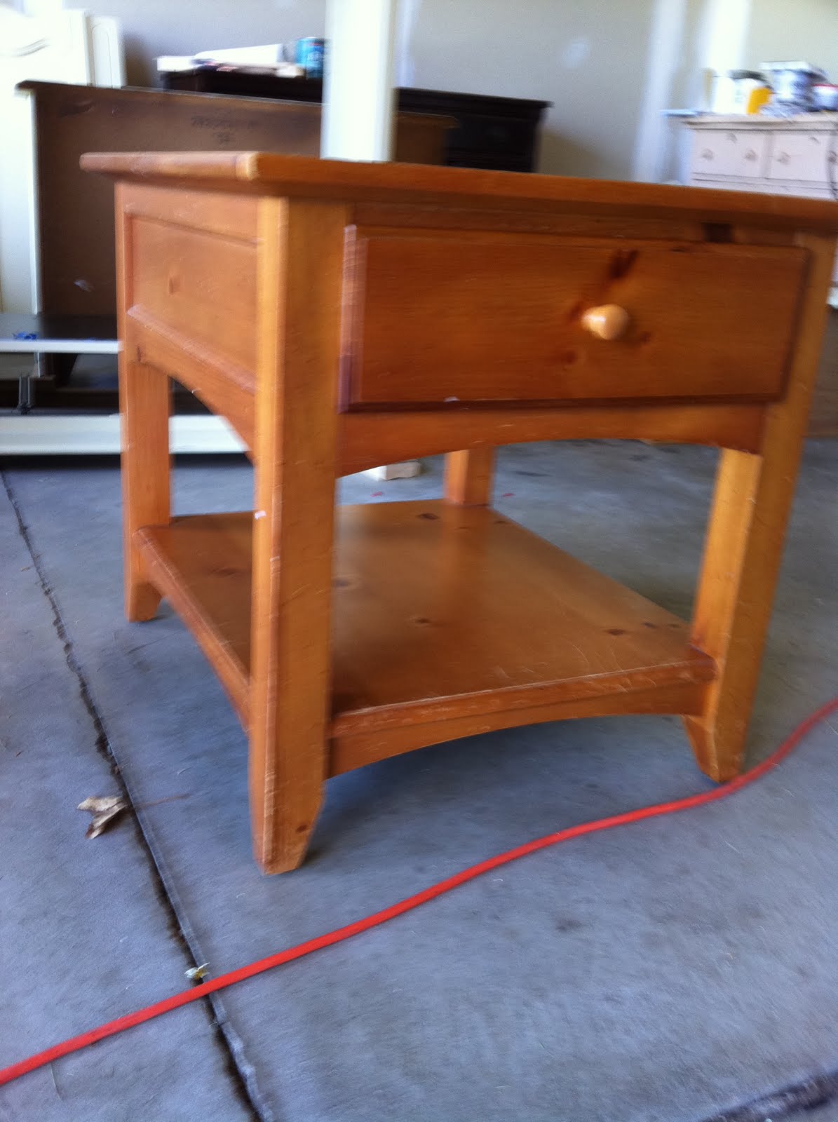 Shabby Perfection {Thomasville End Tables} Custom Refinish