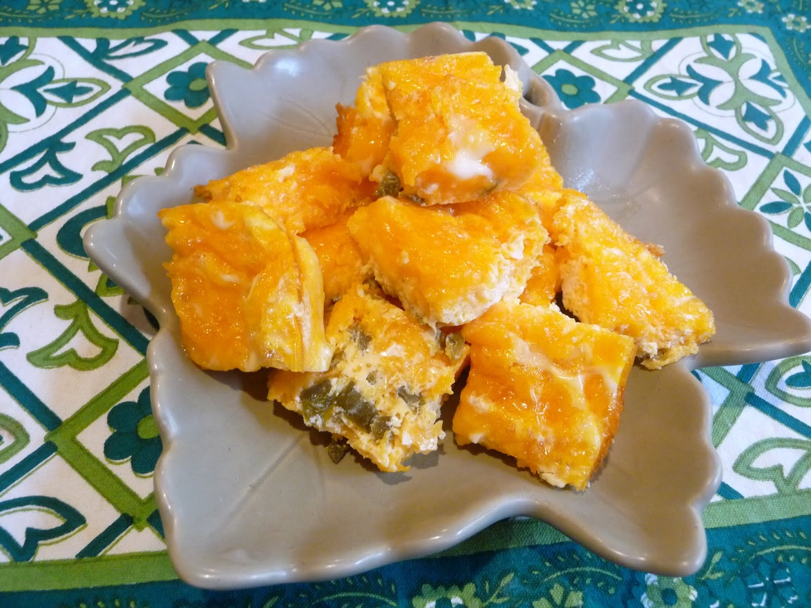 SPLENDID LOWCARBING BY JENNIFER ELOFF JALAPENO CHEESE SQUARES