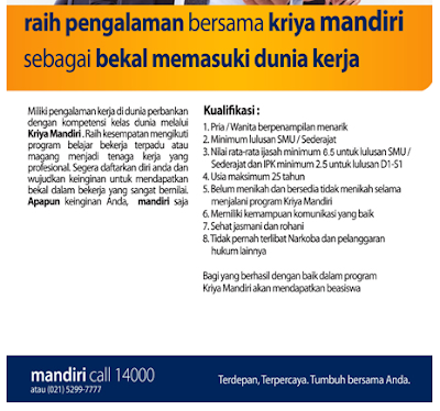 Terbaru Bulan Ini - Daftar Lowongan Kerja Bank Mandiri Situbondo Terbaru 2020 Terbaru Bulan Ini - Daftar Lowongan Kerja Bank Mandiri Situbondo Terbaru 2020