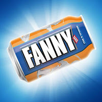Irn Bru replace branding with name 'Fanny' on can