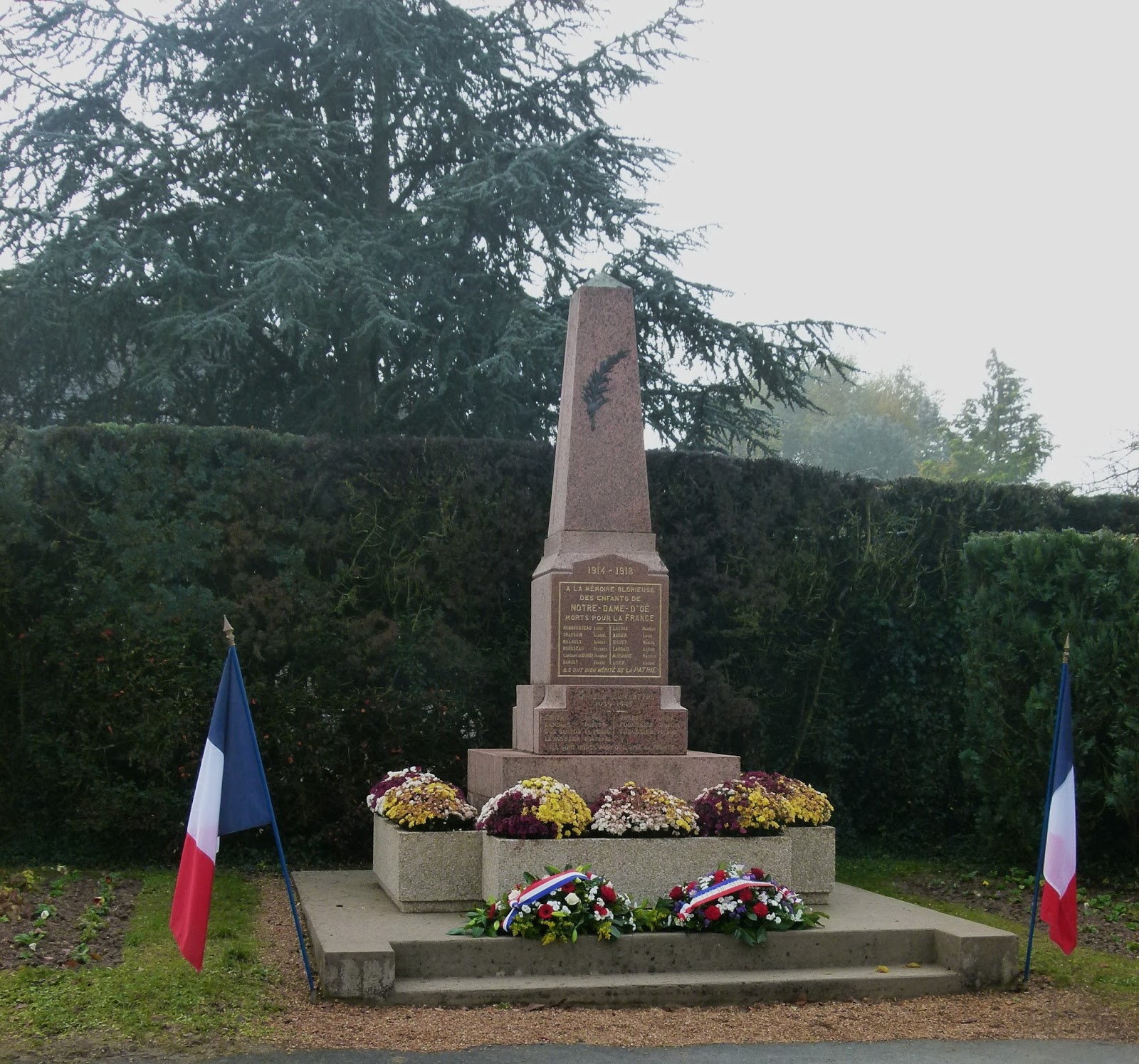 Notre Dame d'Oé: Sur l'agenda: