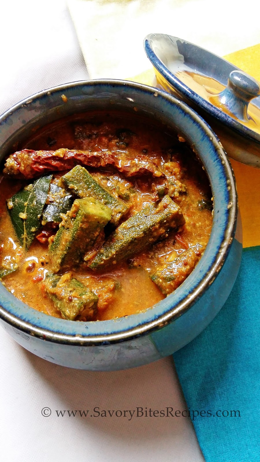 Masala Bhindi (Spicy Okra Curry) Savory Bites Recipes A Food Blog