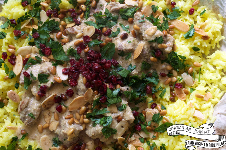 MANSAF JORDANIAN LAMB, YOGURT & RICE PILAF COOKING RABBIT