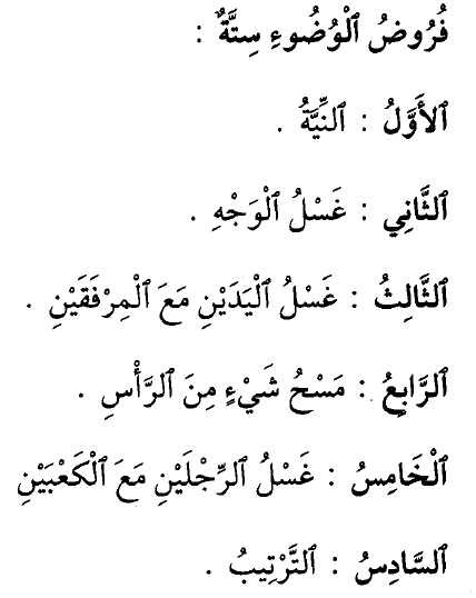 6 Fardhu Wudhu Lengkap Dengan Penjelasannya