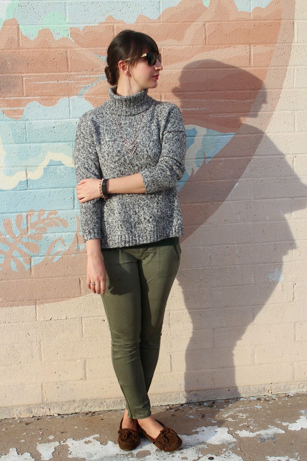 LunaVida: Forest [Green] Ranger: Sweater + Skinnies + Moccasins