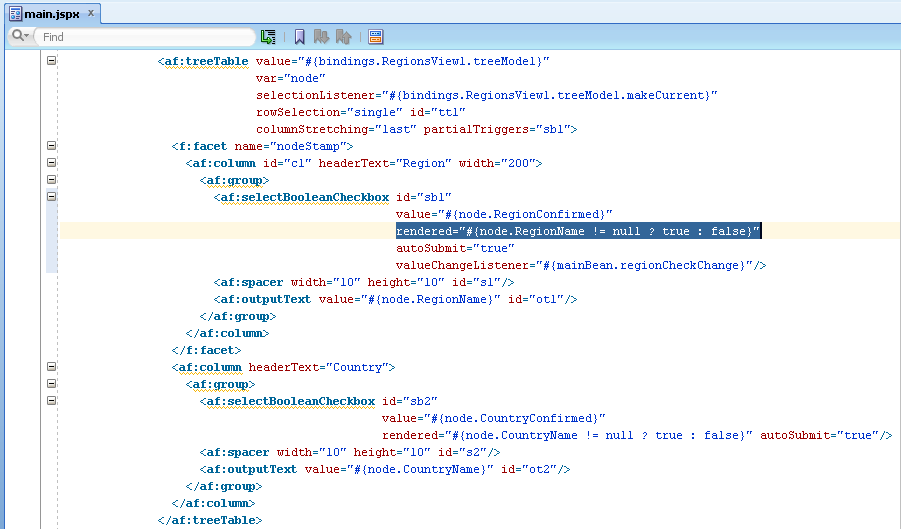 Andrej Baranovskij Blog Check Box Support in ADF Tree Table Different