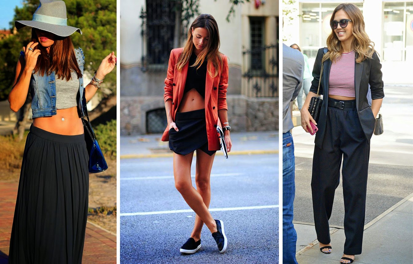 Urbanika Moda Tips para vestir crop tops / Tips to wear crop tops