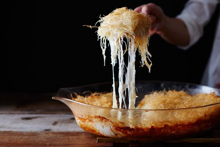 Irene's Middle Eastern Knafeh with Orange Blossom Syrup Recipe
