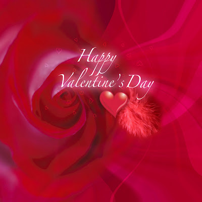 Happy Valentine day, e-card free download wallpapers for Apple iPad