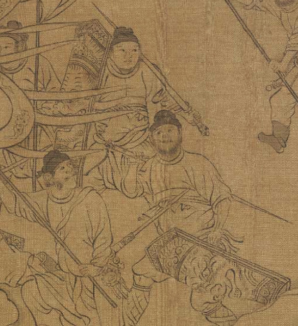 Song Chinese unarmoured swordsmen