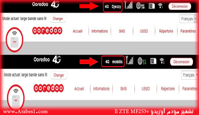 decoder-modem-ooredoo-Sahla-ZTE-MF253v