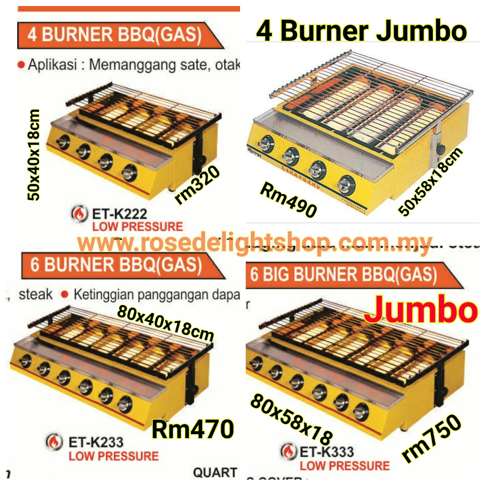 Kateloq BBQ Gas Burner