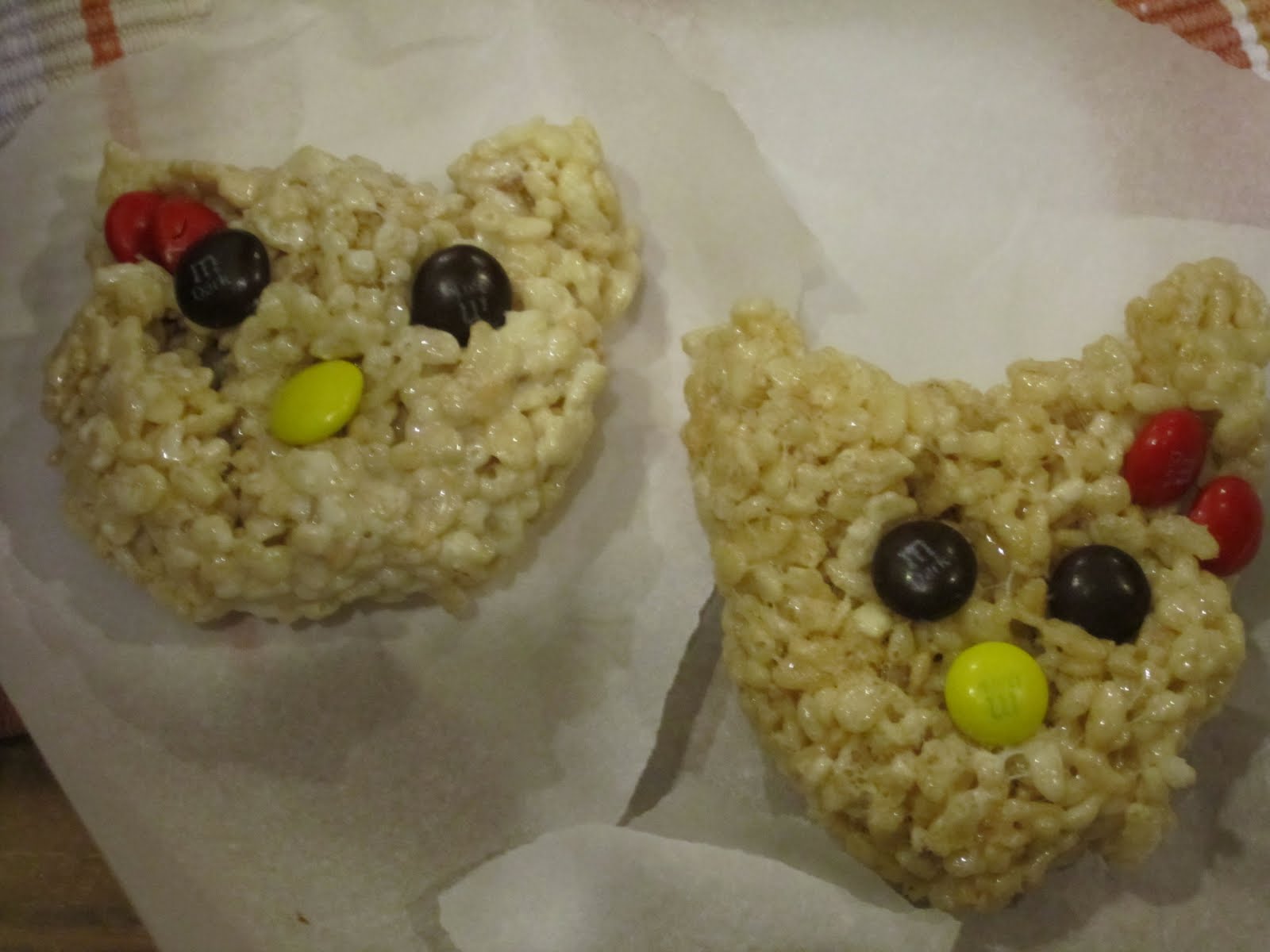 Random Thoughts From the Girls Hello Kitty Rice Krispies Treats