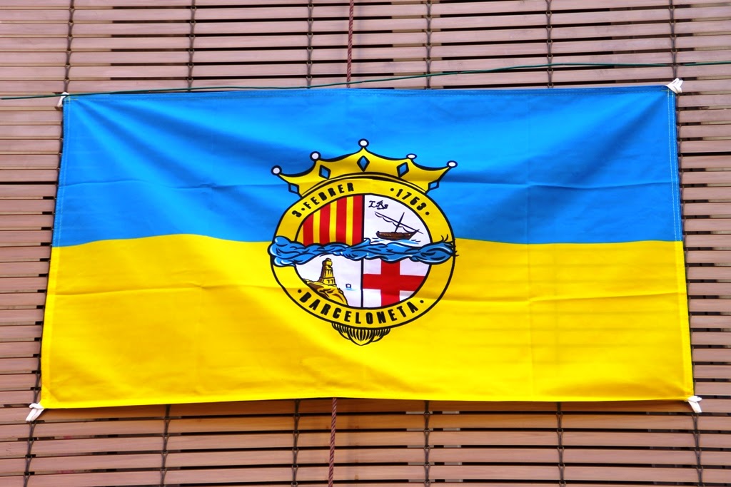 Флаг синий желтый с гербом. Желто синий флаг. Желтый флаг. Флаг Барселонетты. Барселона флаг Украины.