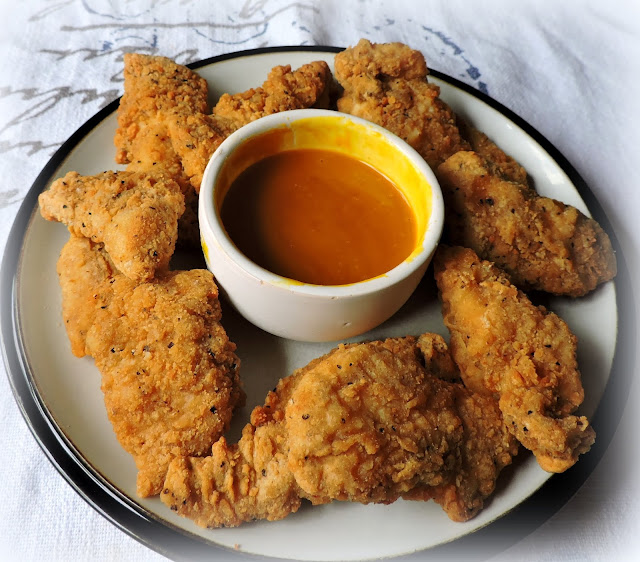 Chicken Strips with Honey Mustard Dip