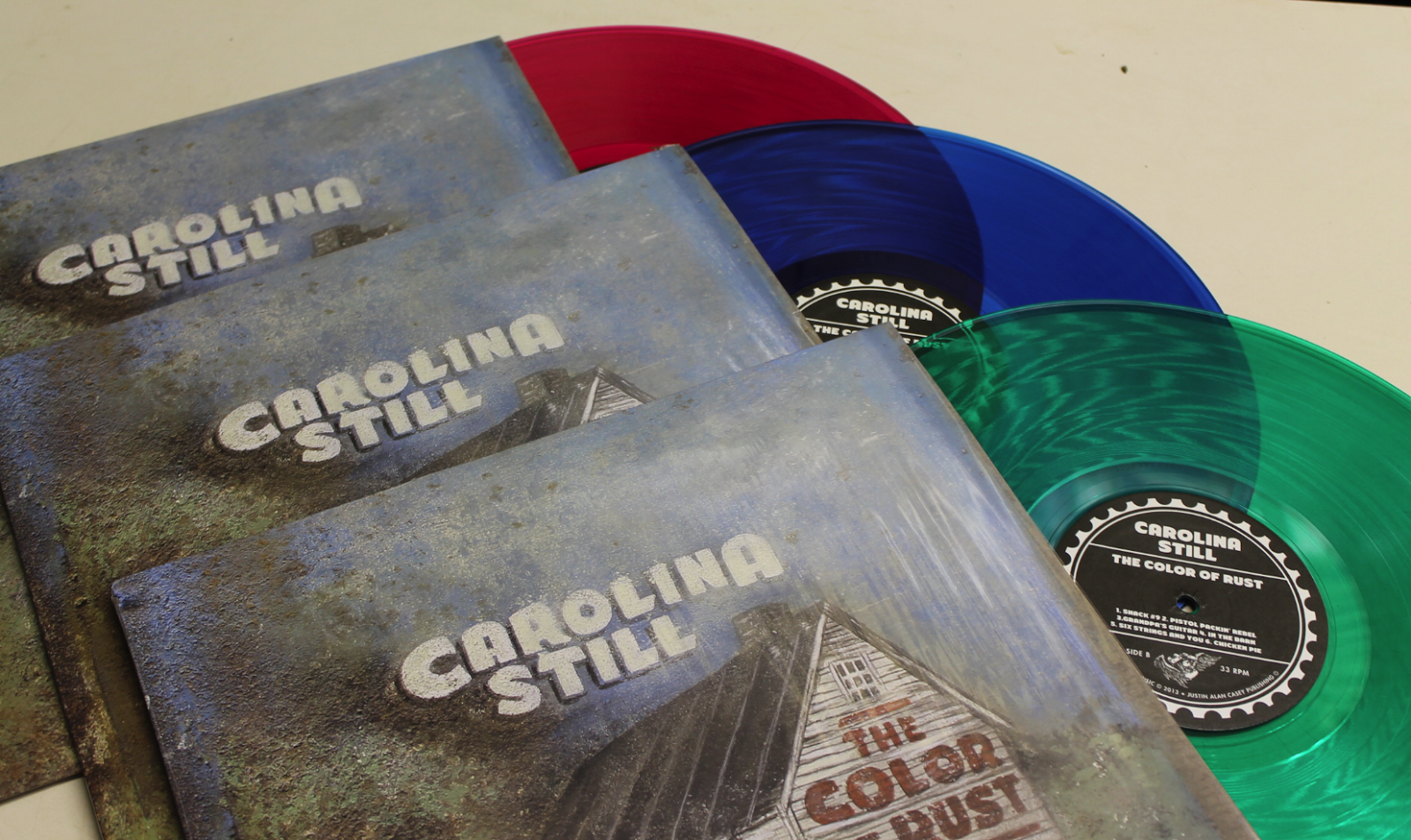 Carolina Still The Color of Rust, 12" Vinyl Record Has Arrived and Now Shipping Rusty