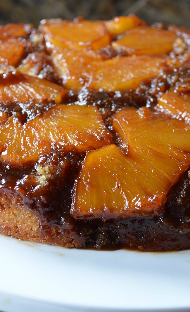 fresh pineapple upside down