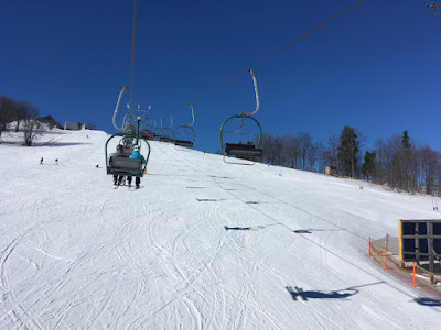 Wyciąg narciarski na stok Turnia przy stacja narciarska Olczań Ski w Bukowinie Tatrzańskiej
