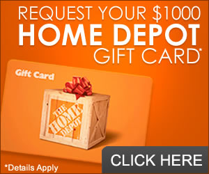 Get a gift card to spend at Home Depot