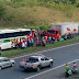 Carreta tomba na BR-324 e causa congestionamento sentido Simões Filho