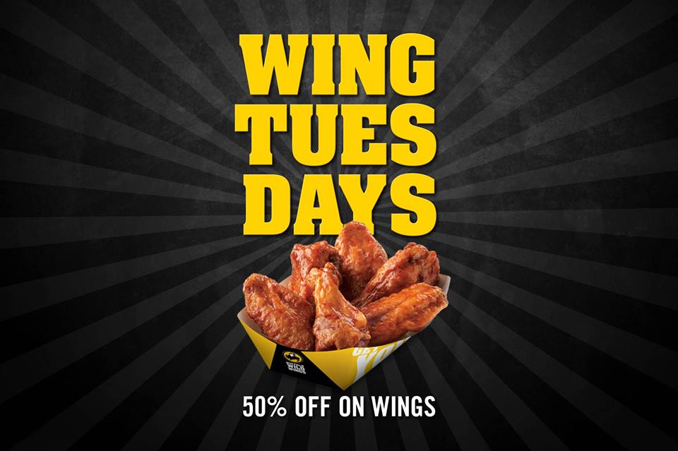 Manila Shopper Buffalo Wild Wings Estancia 50 off Wing Tuesdays Promo