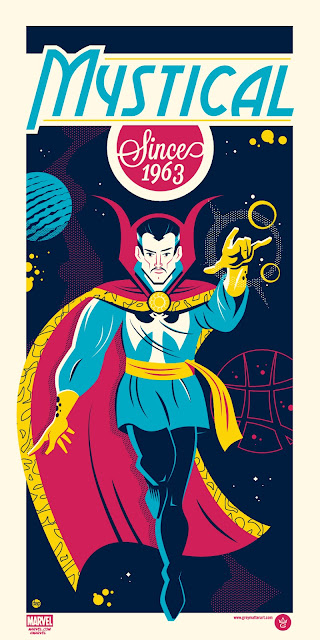 Doctor Strange “Mystical Since 1963” Marvel Screen Print by Dave Perillo