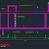 Plano de sedimentador en Autocad - Planta y cortes