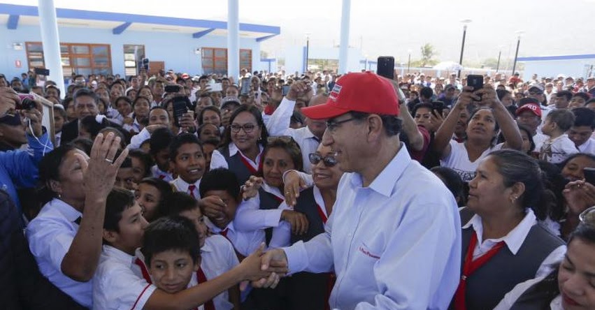 Presidente Vizcarra inaugura IE Nuestros Héroes de la Guerra del Pacífico en Tacna