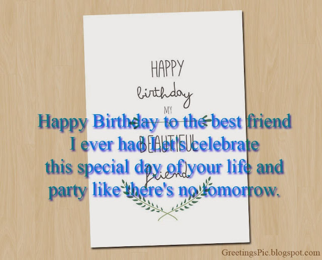 Happy birthday wishes cards for a special friend ~ Greetings Wishes Images
