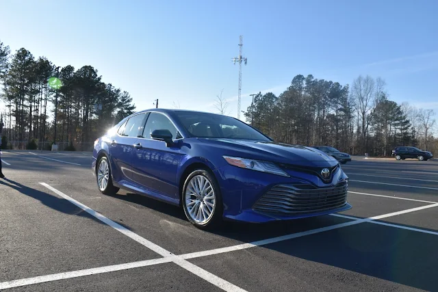 Sedan with the Best Safety Features: 2018 Toyota Camry XLE  via  www.productreviewmom.com