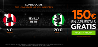 888sport bienvenida 150 euros + supercuota 6 o 20 Sevilla o Betis gana Liga 20 septiembre 888sport bienvenida 150 euros + supercuota 6 o 20 Sevilla o Betis gana Liga 20 septiembre