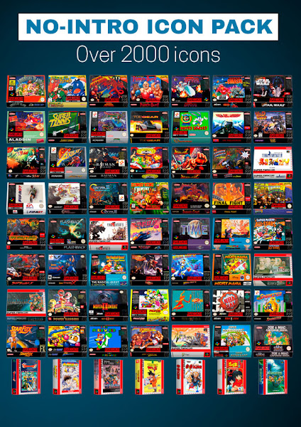 icon pack snes games no-intro dat Covers