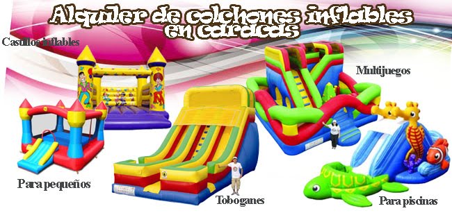 de colchones inflables, camas elasticas para fiestas: Alquiler de colchones en caracas