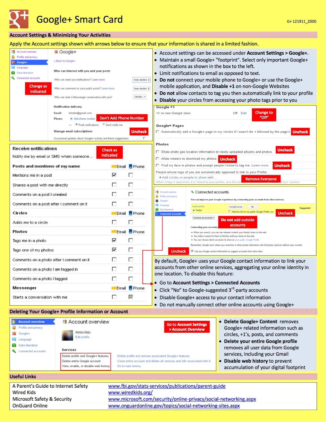 Social Media Smart Cards