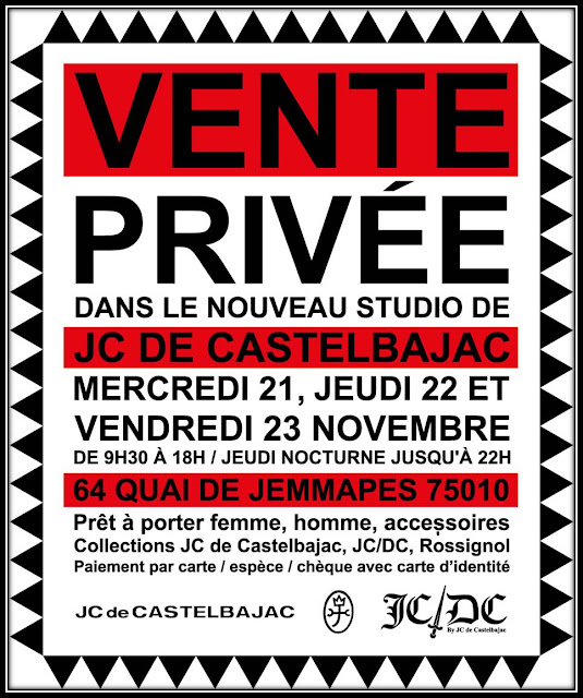 Vente privee Jean Charles de castelbajac novembre 2012 studio Paris quai de Jemmapes Canal saint Martin