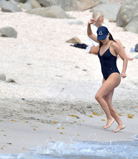 Eva Longoria In Black Swimsuit