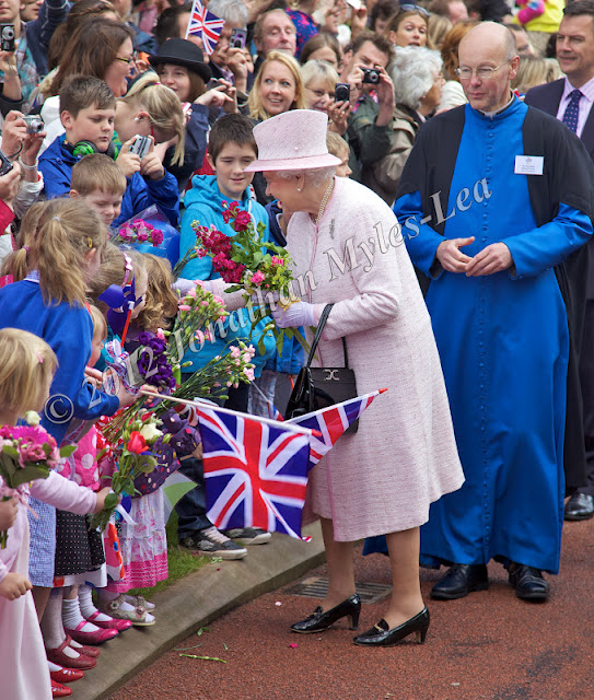 HM The Queen visits Hereford Cathedral. Photo © Jonathan Myles-Lea