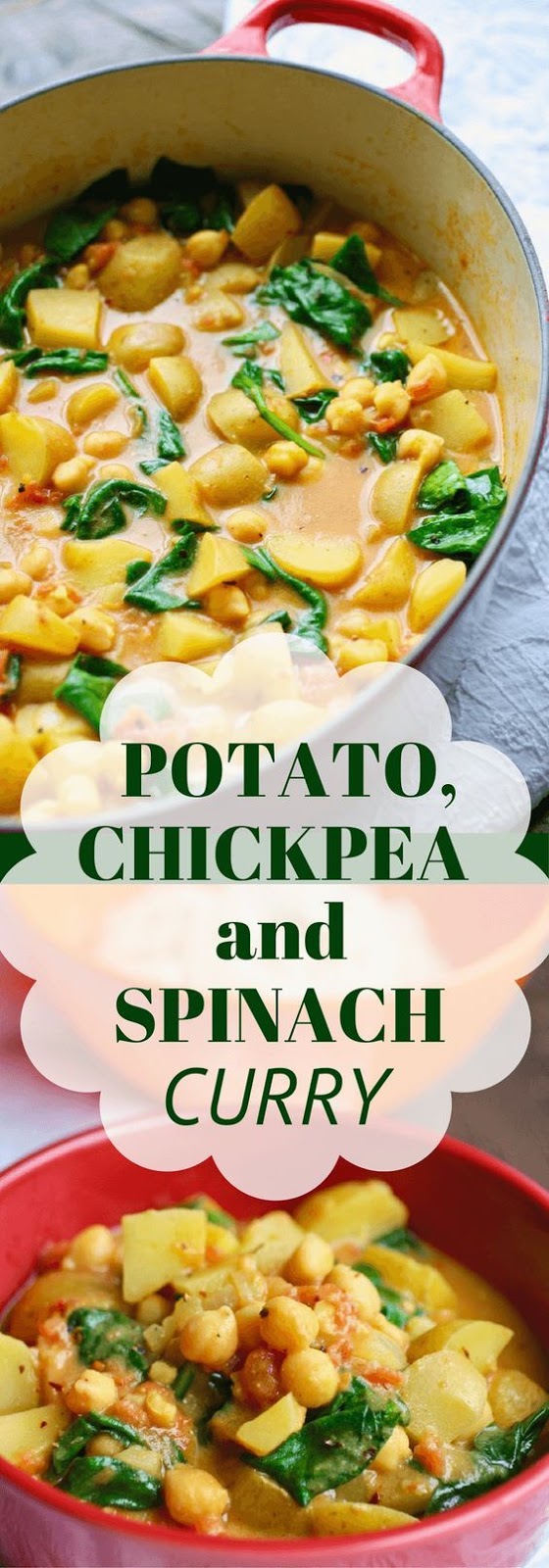 POTATO, CHICKPEA, AND SPINACH CURRY