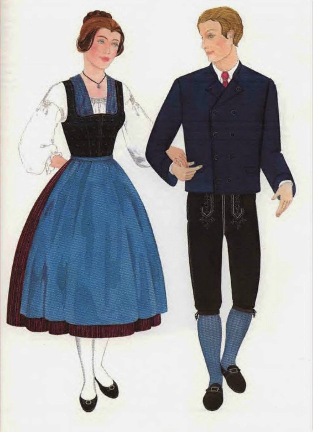 FolkCostume&Embroidery: Dirndls of Lower Austria, Niederösterreich